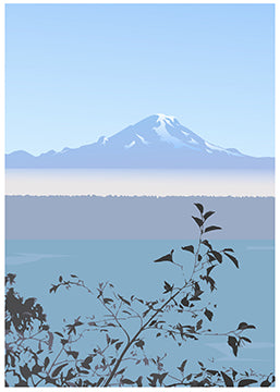 Mount Rainier Art Print – Based on Original Oil Painting, Signed & Editioned, Giclee on Archival Paper