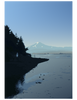 Mount Rainier Island View Art Print – Handmade Wall Art